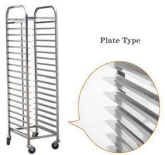 18-Layers Stainless Steel Trolley(Demountable)