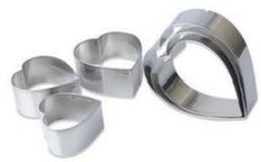 Heart-Shaped Stainless Steel Perforated Bands