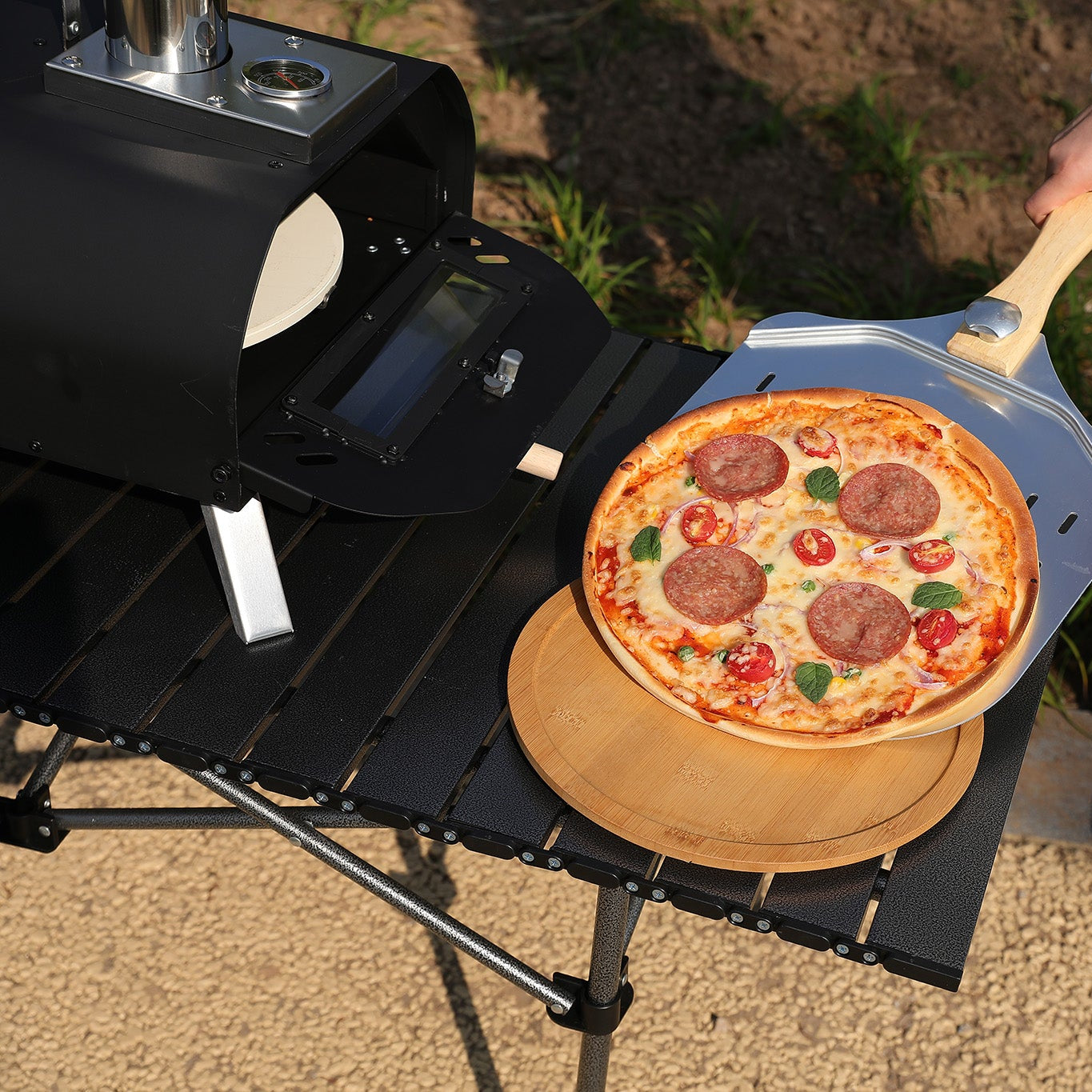 SizzleDelite Ember 12 Wood Pellet Pizza Oven