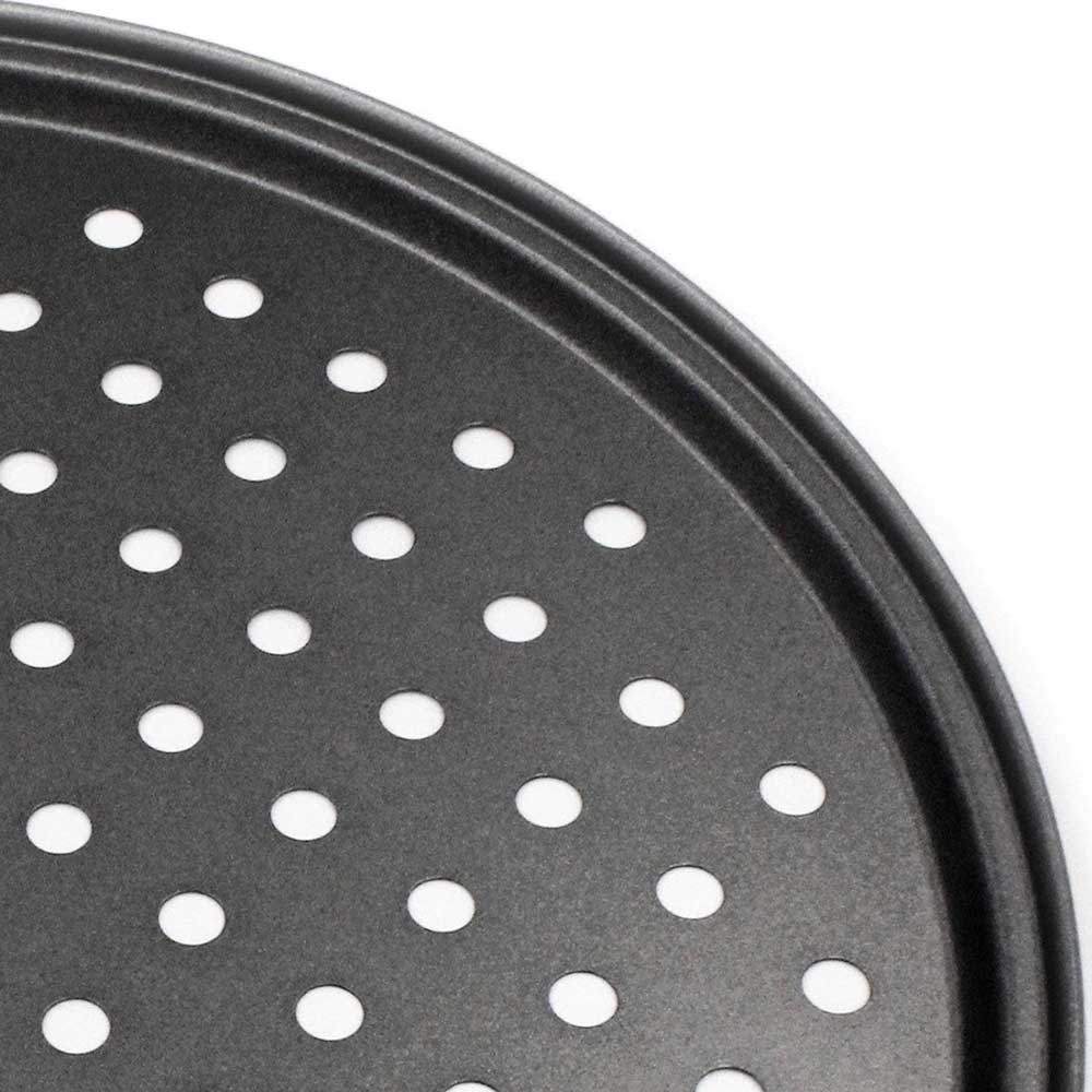 Pizza Pan With Holes Nonstick Carbon Steel Pizza Tray Professional BakBaker Boutique