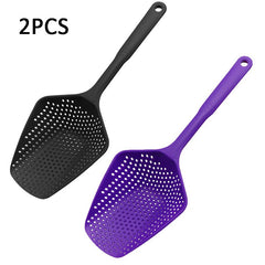 2Pcs Plastic Scoop Colander Kitchen Accessories Gadgets Drain Veggies Baker Boutique