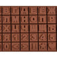 Russian Alphabet Silicone Trays Mold 3d Cake Decorating Tools Jelly Cookies Chocolate Mold Fondant Molds
