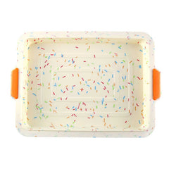 Silicone Cake Pan Nonstick Loaf Pan Rectangle Bakeware Mold High Temperature Resistant Cake Tool