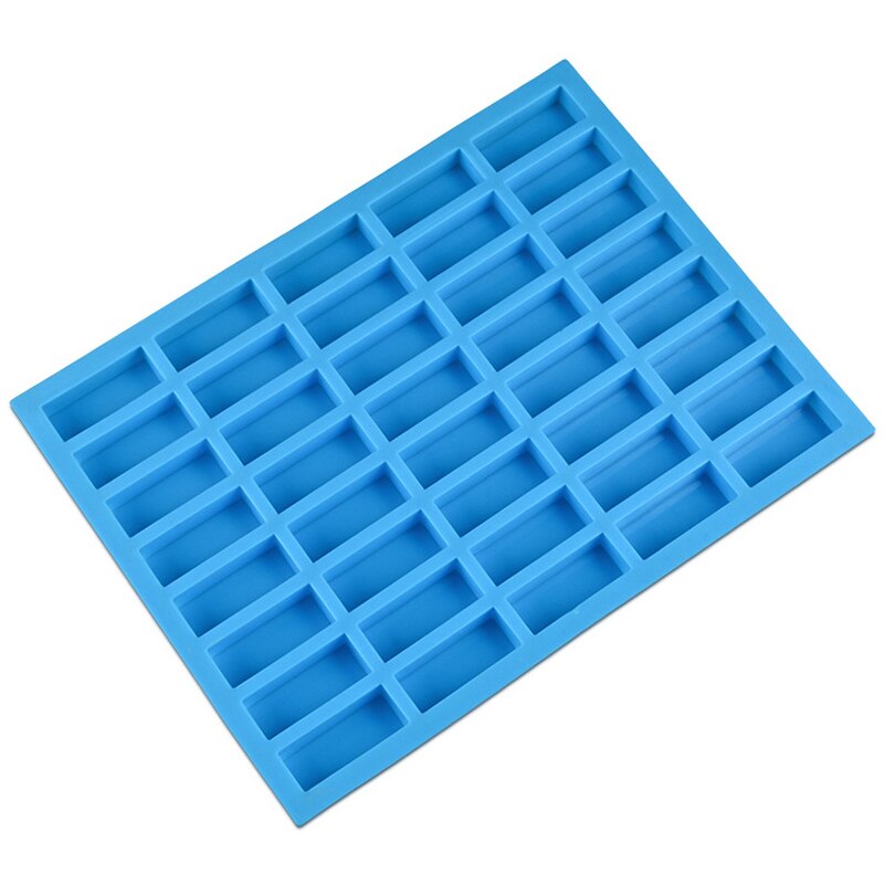 40 Holes Rectangle Silicone Ice Cube Mold Chocolate Mould Cake Mold Kitchen Baking Tools for Cookies Fondant Candy