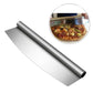 33cm Kitchen Pizza Cutter 18/8 (304) Stainless Steel Rocking Pizza Chopper Dough Slicer Kitchen Knife
