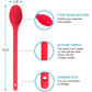 2PCS Silicone Nonstick Kitchen Spoon Set Heat-Resistant Cooking Spoons Home Kitchen Cooking Tools BPA Free and FDA Grade