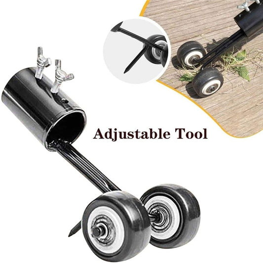 Crack & Crevice Weeding Tool, Portable Manual Weeds Snatcher Stand up Grass Trimmer for Garden Lawn and Patio