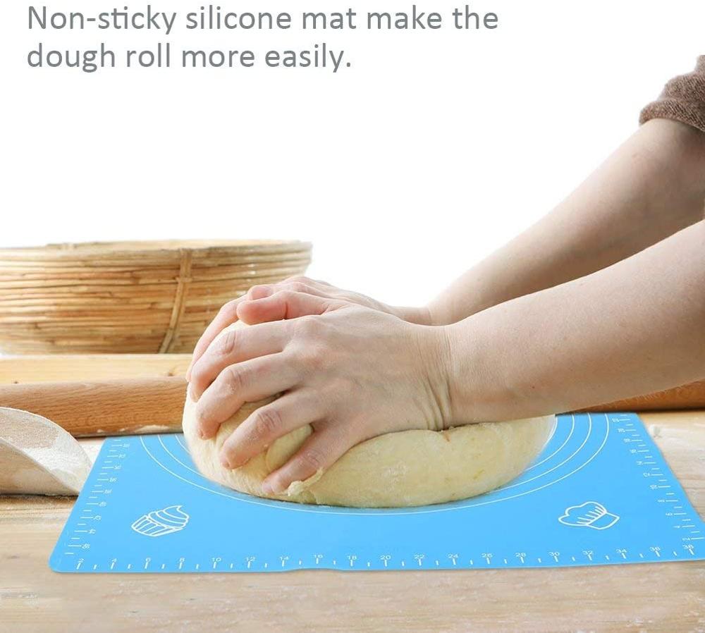 Silicone Kitchen Kneading Dough Pad Flexible Non-Stick Baking Mat CookBaker Boutique