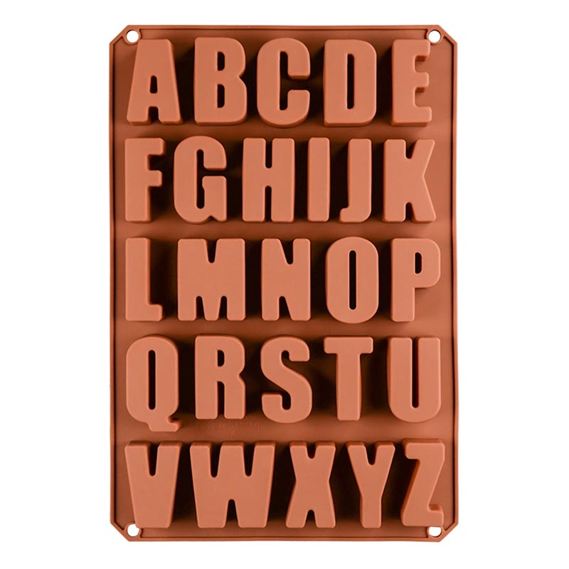 Capital English Letter Mold Silicone Mould Alphabet A-Z Candy Soap Pan for DIY Baking Cake Decorating Kitchen Bakeware Tool
