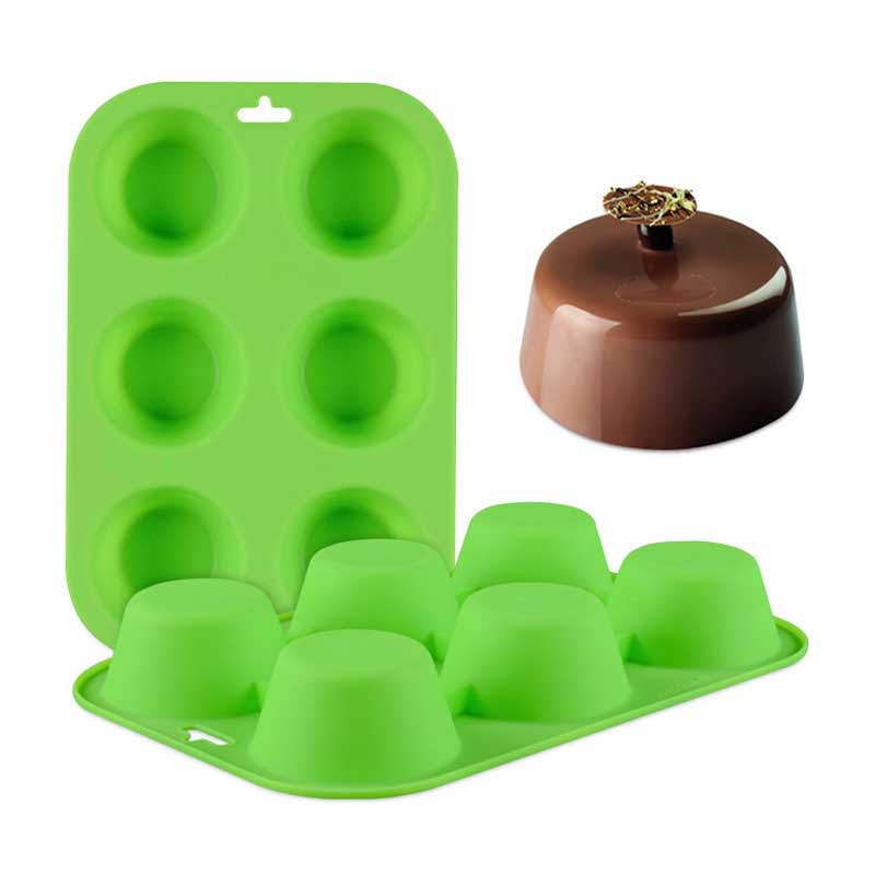 Silicone Cake Mold Non-stick Muffin Cup Cake Pan Mousse Mold Making Brownie Cake Tools