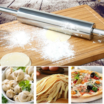 SizzleDelite Stainless Steel Rolling Pin