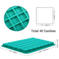 Candy Molds Silicone Chocolate Mold 40 Cavities Square Baking Mould Cake Decorating Tools