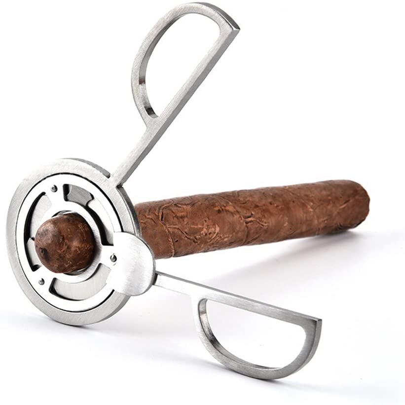 Stainless Steel Triple Blade Cuban Cigars Scissors Classic Cigar Cutter Guillotine Classic Gift