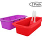 2Pcs Silicone Bread Loaf Pan Rectangle Cake Mold Bread Toast Candy Mold Form Pastry Tools Baking Tool