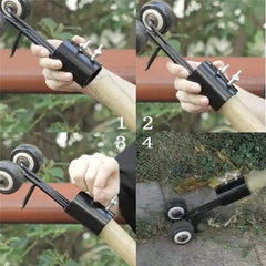 Crack & Crevice Weeding Tool, Portable Manual Weeds Snatcher Stand up Grass Trimmer for Garden Lawn and Patio