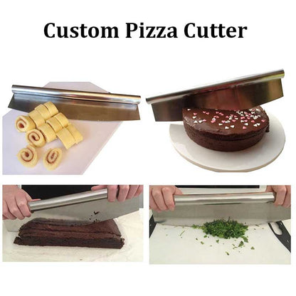 SizzleDelite Pizza Cutter Rocker Blade