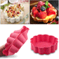 Flower Shape Cake Mold Creative Wave Edge Silicone Round Bakeware DIY Desserts Mold Mousse Bread Mould Baking Tools