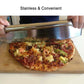 33cm Kitchen Pizza Cutter 18/8 (304) Stainless Steel Rocking Pizza Chopper Dough Slicer Kitchen Knife