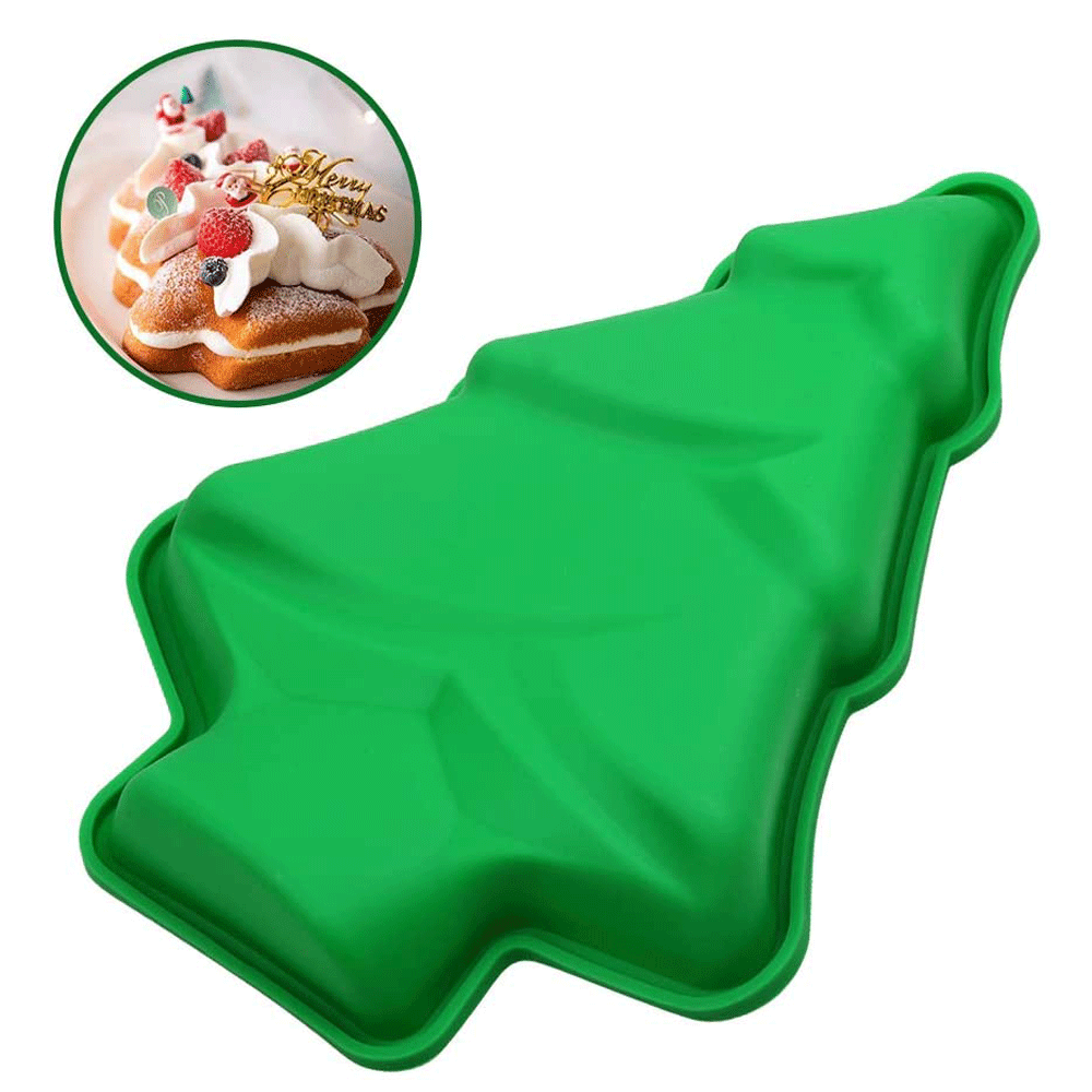 Silicone Cake Mould Cute Shape of Mold Christmas Tree Cake Mould for PBaker Boutique