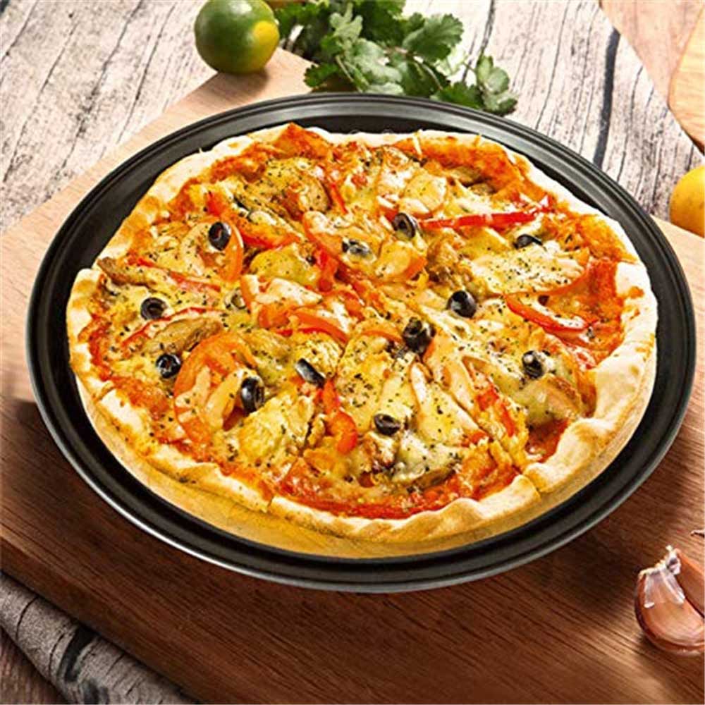 Pizza Pan With Holes Nonstick Carbon Steel Pizza Tray Professional BakBaker Boutique