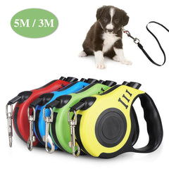 3M/5M Retractable Dog Leash Automatic Pet Leash for Dogs Cat Traction Rope for Small Medium Dogs Pet Products