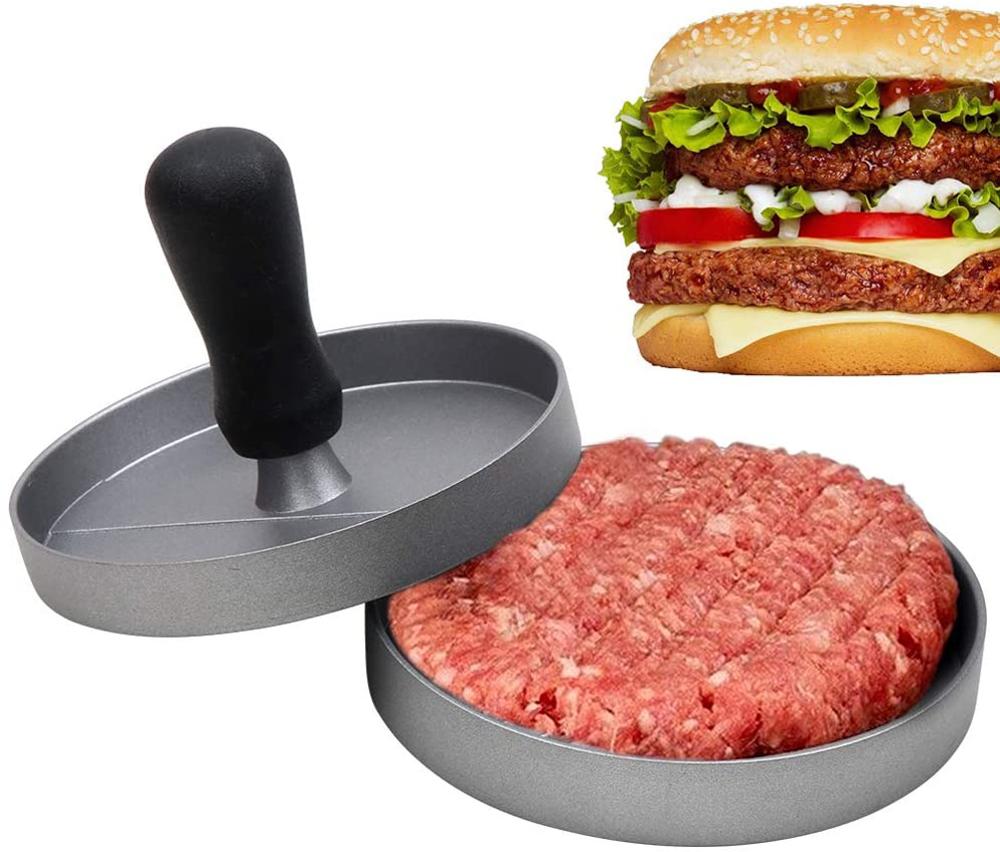 Aluminum Alloy Burger Press, Non-Stick Hamburger Press Patty Maker Mold Meat Patty Mold