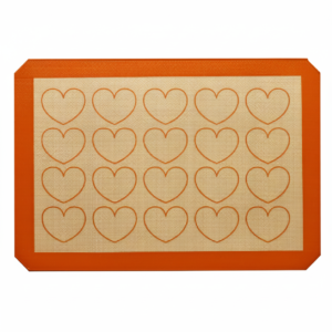Heart Design Silicone Baking Mat