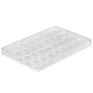Polycarbonate 32 Compartment Roses Chocolate Mold