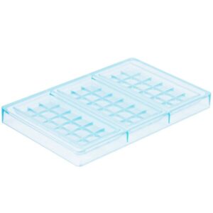 Polycarbonate 3 Compartment Chocolate Tablet Mold