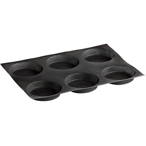 Silicone 12 Compartment Bread Mold - 4 1/8" x 4 1/8" x 3/4"