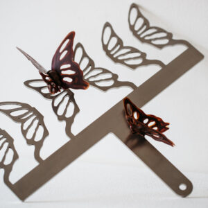 Butterfly Comb Large Stainless Steel Decorating Tool