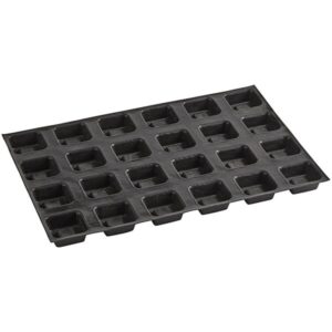 Square Savarins 2 3/4" x 2 3/4" Tartlet mould with 24 Indents