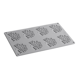 8 Compartment Coral Silicone Baking Mold