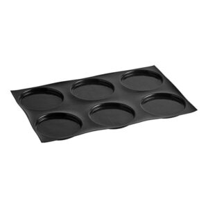 Origine 23 5/8" x 15 3/4" Silicone Round mould with (6) 7 5/16" Cavities