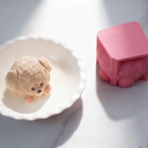 Food Grade Silicone 3D Dog Shape Mousse Cake Mold