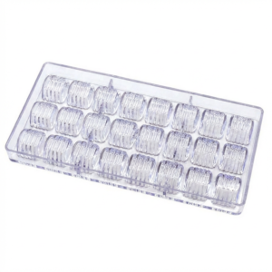 Cylindrical Corrugated +Scalloped  Chocolate Candy Mould