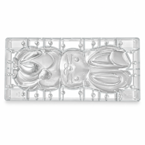 Rabbit 1 Indent Magnetic Polycarbonate Chocolate Mould